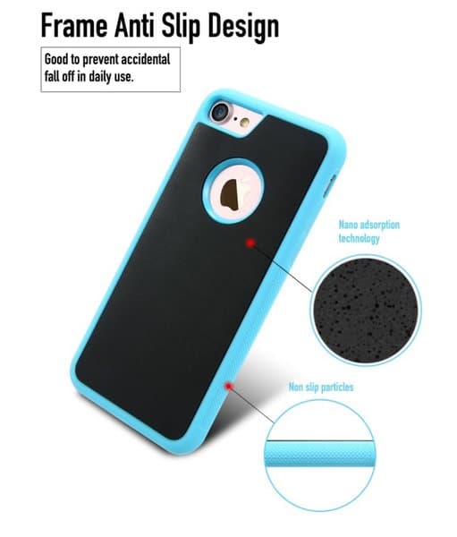 Praktiskt Anti-Gravity Silicon skal för iPhone 6/6S PLUS FLOVEME