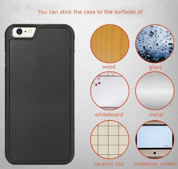 Praktiskt Anti-Gravity Silicon skal för iPhone 6/6S PLUS FLOVEME