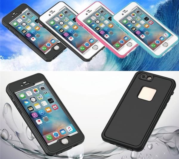 Praktiskt iPhone 6/6s PLUS VATTENTÄTT och STÖTTÅLIGT fodral