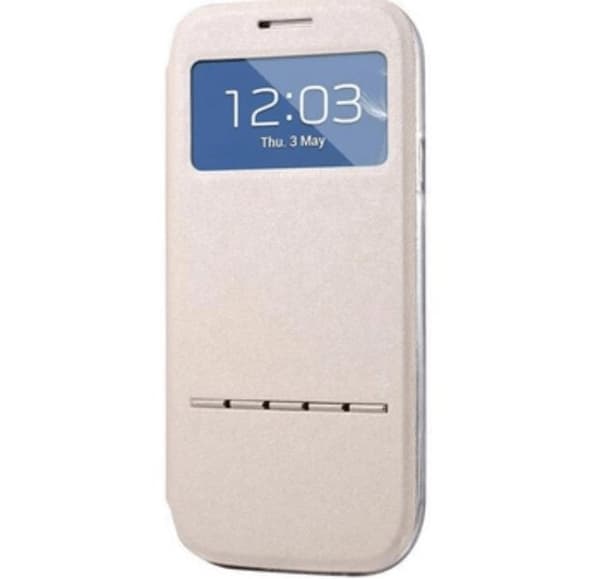Smartfodral med fönster och svarsfunktion till Galaxy S3