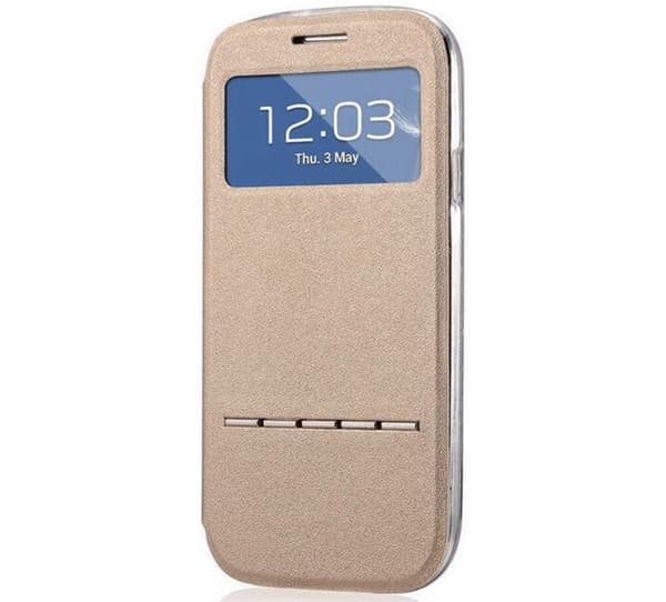 Smartfodral med fönster och svarsfunktion till Galaxy S3