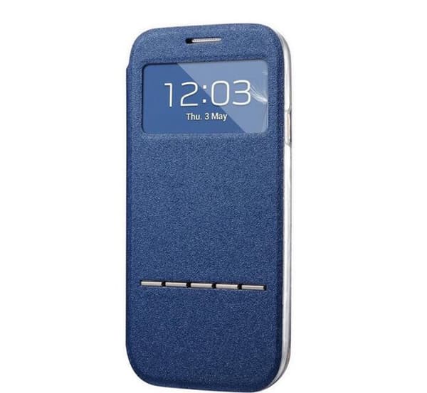 Smartfodral med fönster och svarsfunktion till Galaxy S3