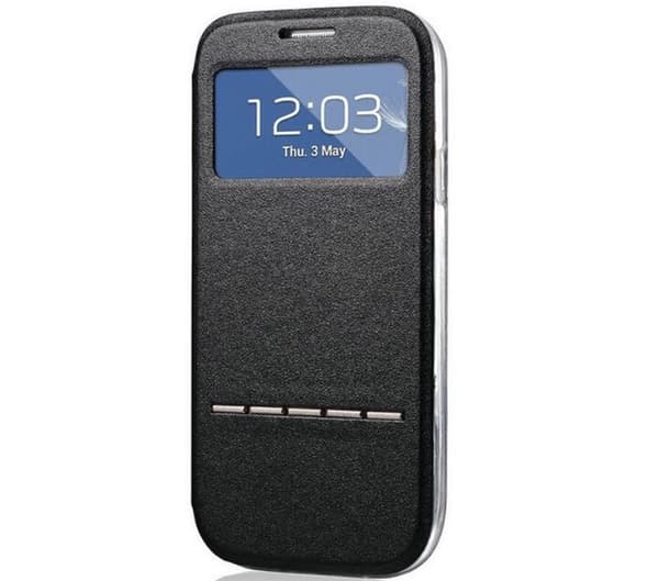 Smartfodral med fönster och svarsfunktion till Galaxy S3