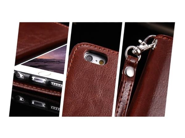 iPhone 7 Slitstarkt Exklusivt 9-korts Plånboksfodral