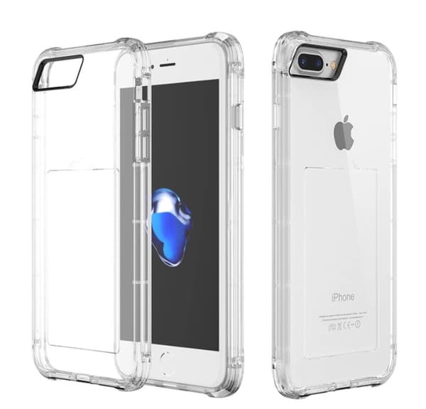 Praktiskt silikonskal med extra tjocka hörn för iPhone 7