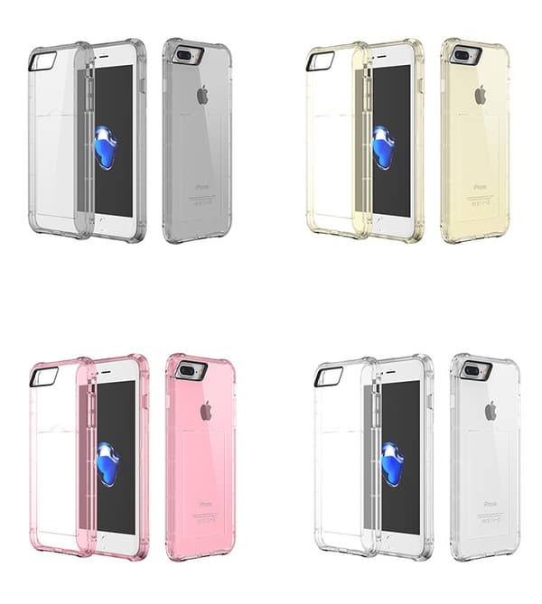 Praktiskt silikonskal med extra tjocka hörn för iPhone 7