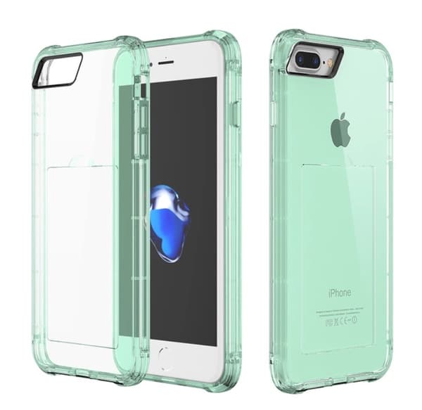 Praktiskt silikonskal med extra tjocka hörn för iPhone 7