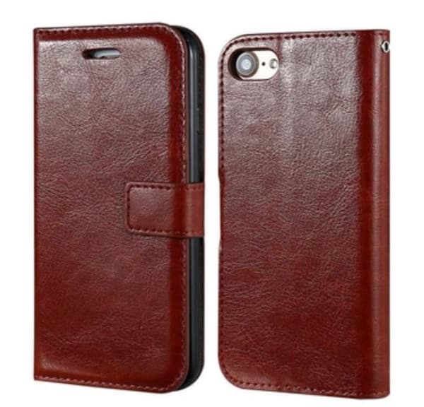 iPhone 7 PLUS - Exklusivt Praktiskt Plånboksfodral Brun