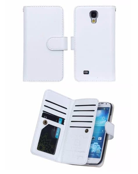 Elegant Plånboksfodral i LÄDER för Samsung S5 från LEMAN