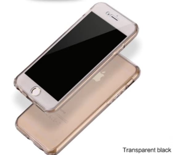 iPhone 6/6SPlus  Dubbelsidigt silikonfodral med TOUCHFUNKTION