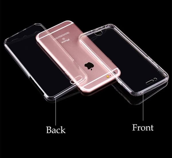 iPhone 6/6SPlus  Dubbelsidigt silikonfodral med TOUCHFUNKTION
