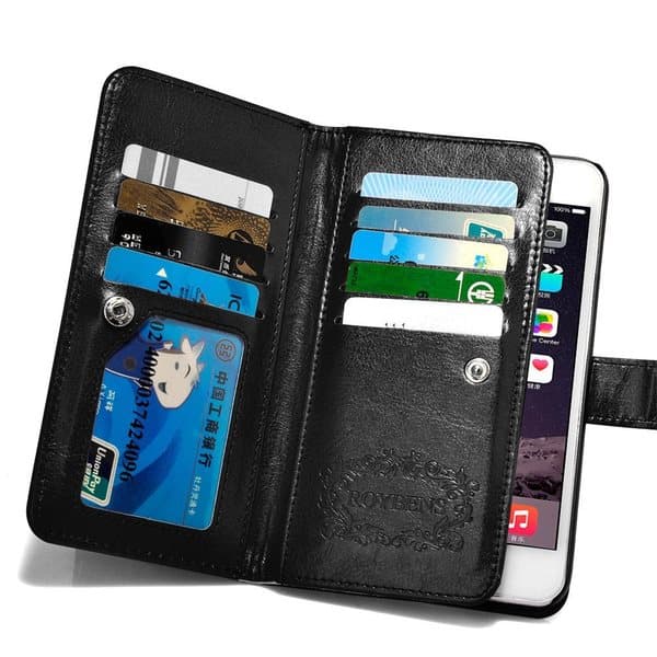 iPhone 6/6S - Leman Exklusivt Stilrent Plånboksfodral