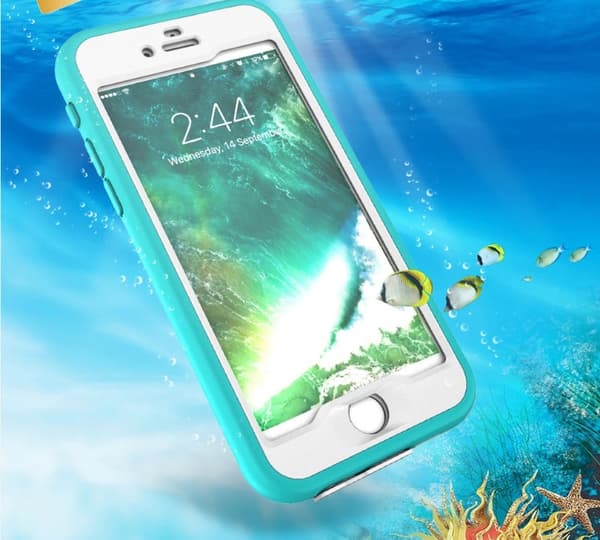 Praktiskt iPhone 6/6s PLUS VATTENTÄTT och STÖTTÅLIGT fodral