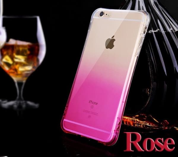 iPhone 6/6S PLUS- Elegant OMBRE silikonskal med extra tjock kant