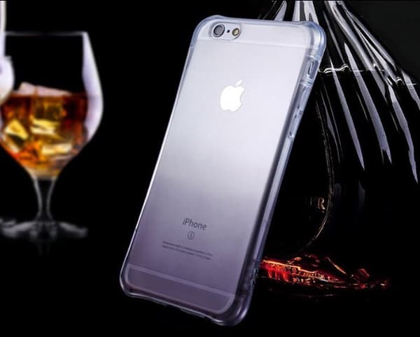 iPhone 6/6S PLUS- Elegant OMBRE silikonskal med extra tjock kant