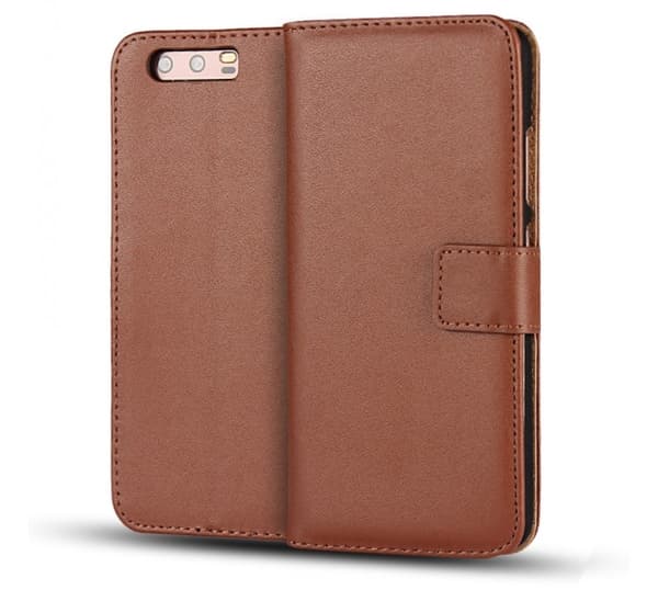 Huawei P10 Plus - Stilrent Plånboksfodral från TOMKAS (Läder)