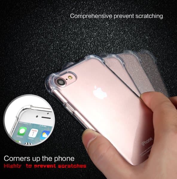 Praktiskt silikonskal med extra tjocka h�rn f�r iPhone 6/6s PLUS