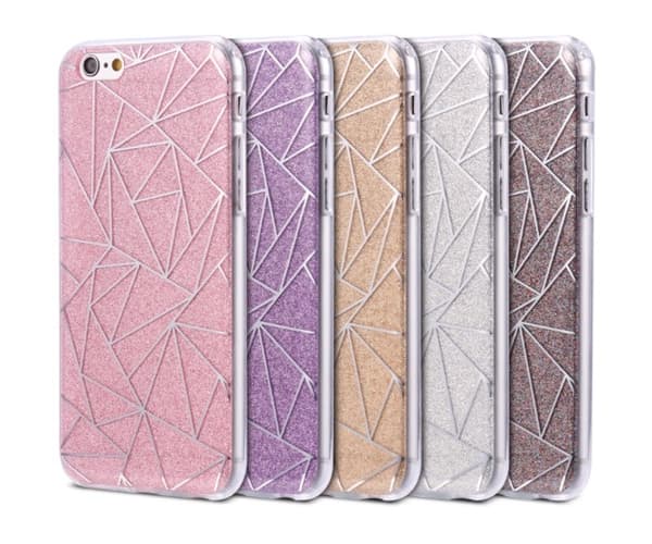 Crystal-skal från Snowflake till iPhone 6/6S plus (ORIGINAL) Crystalgrå