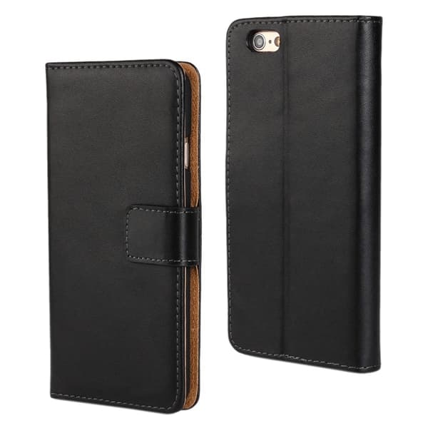 SKALO iPhone 6/6S Plus Plånboksfodral Äkta Skinn
