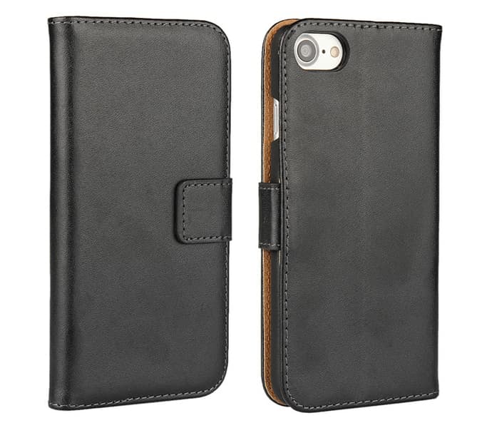Plånboksfodral Äkta Skinn iPhone 7