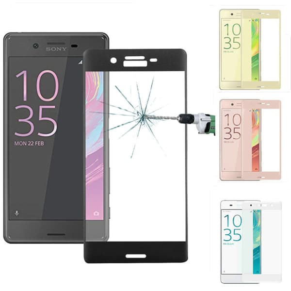 Heltäckande Härdat Glas till SONY XA Rosa