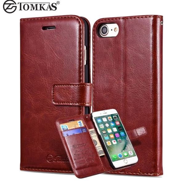 iPhone 7 PLUS Praktiskt Plånboksfodral från TOMKAS (ORGINAL) Blå