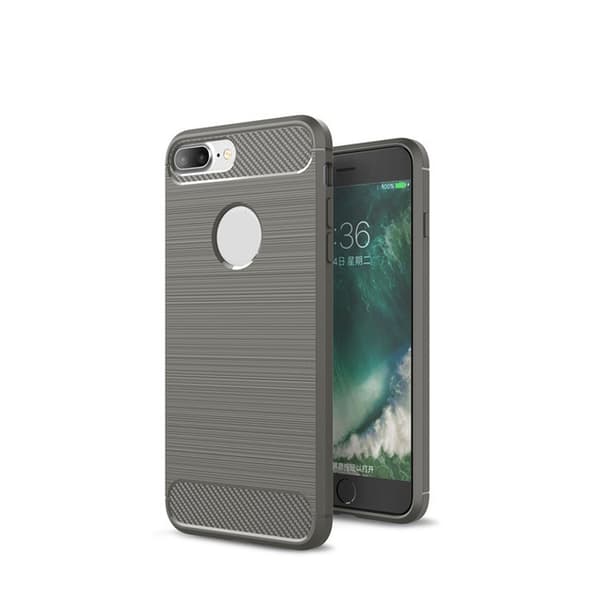 SKALO iPhone 7/8 Plus Armor Carbon Stöttåligt TPU-skal