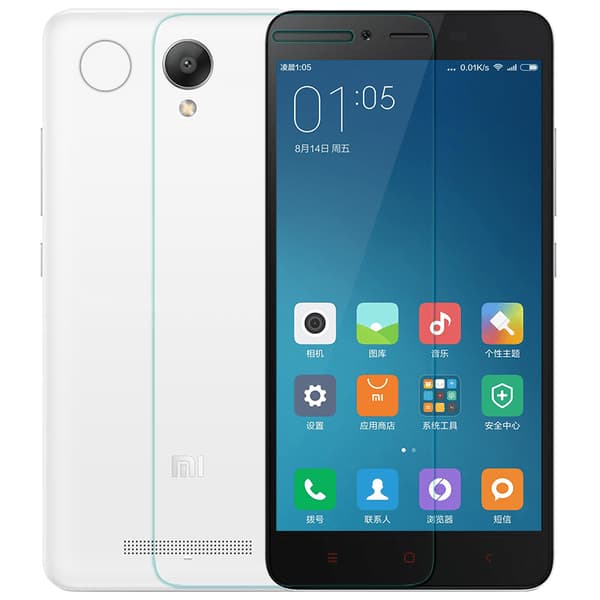Xiaomi Redmi Note 2 Härdat Glas Skärmskydd 0,3mm