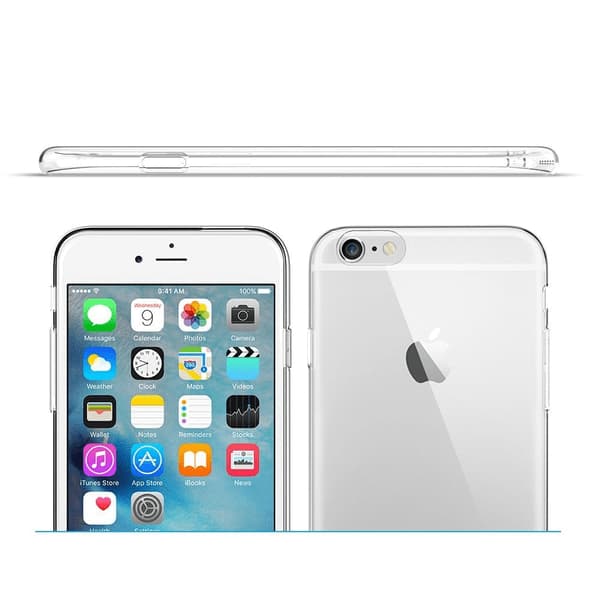 iPhone 6 Plus Genomskinligt Mjukt TPU Skal