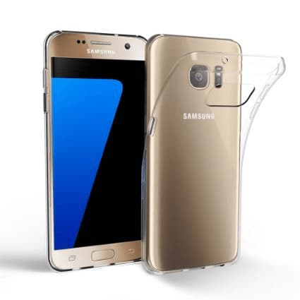 Samsung Galaxy S7 Edge Genomskinlig Mjuk TPU Skal