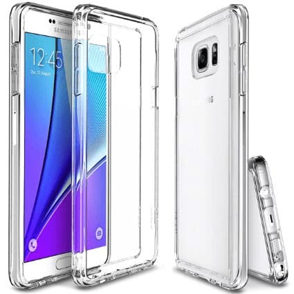 Samsung Galaxy Note 5 Genomskinligt Mjukt TPU Skal
