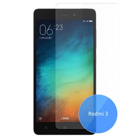 2-Pack Xiaomi Redmi 3 Härdat Glas Skärmskydd 0,3mm