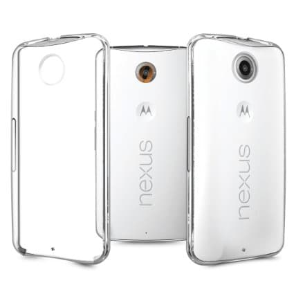 Motorola Nexus 6 Genomskinligt Mjukt TPU Skal