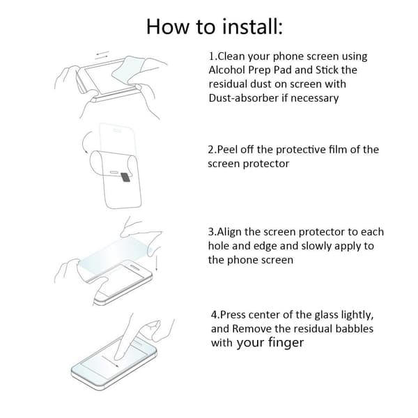 2-Pack Huawei P8 Lite 2017 Härdat Glas Skärmskydd 0,3mm