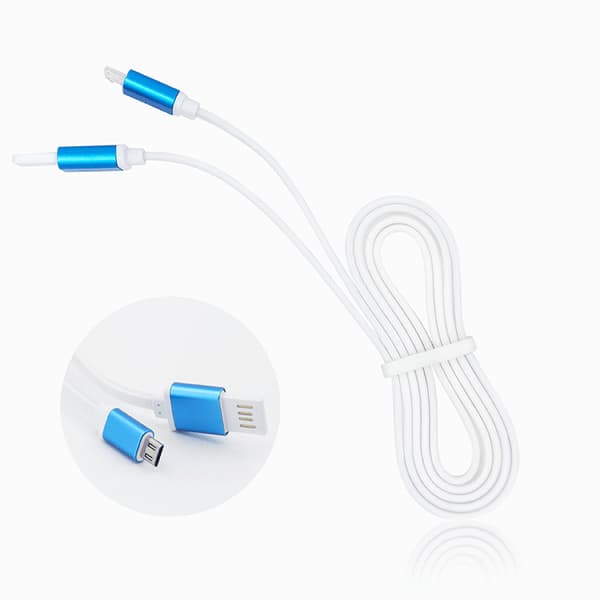 USB Kabel 1 Meter Platt Trasselfri Sladd