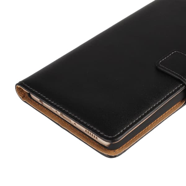 iPhone 6 Plus Läder Plånboksfodral - Svart / Brun