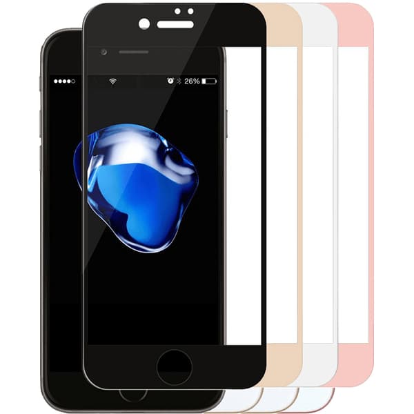Heltäckande iPhone 7 Härdat Glas Skärmskydd 0,2mm