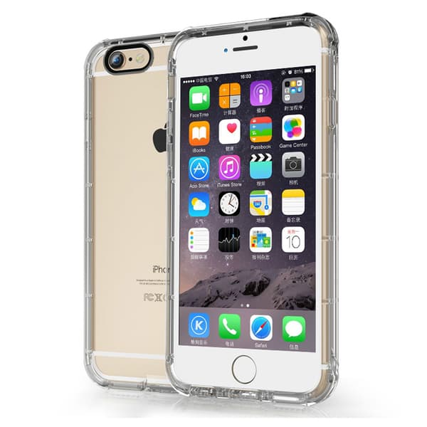 Extra tåligt silikonskal iPhone 6/6s