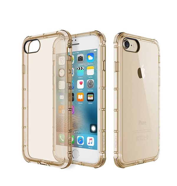 Extra tåligt silikonskal iPhone 7 Guld