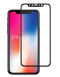 Pikkukuva 1 / 6: Heltäckande iPhone X Härdat Glas Skärmskydd 0,2mm