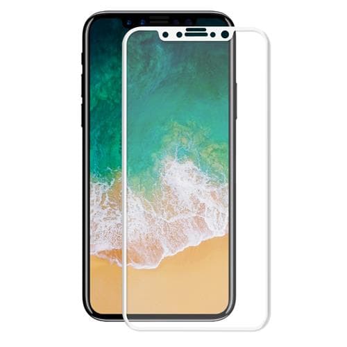 Heltäckande iPhone X Härdat Glas Skärmskydd 0,2mm