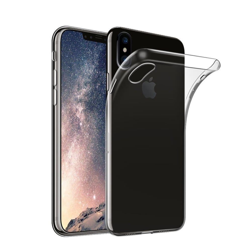 iPhone X/XS Skal - Transparent 0.5 mm