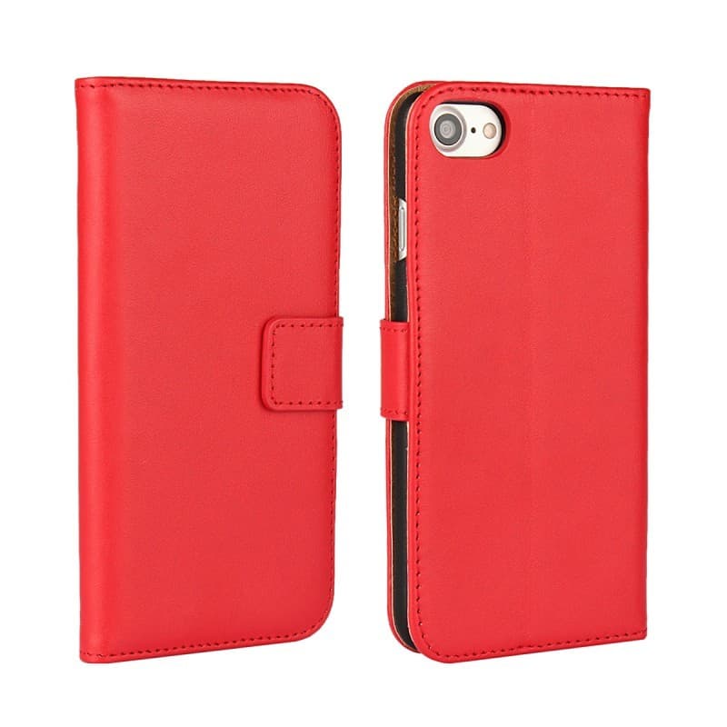 Plånboksfodral Äkta Skinn iPhone 8