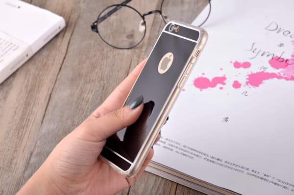 Spegelskal iPhone 8 Svart