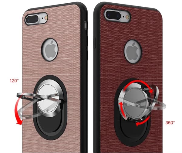 iPhone 6/6S - Stilrent Silikonskal med Ringh�llare FLOVEME