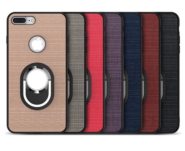 iPhone 6/6S - Stilrent Silikonskal med Ringh�llare FLOVEME