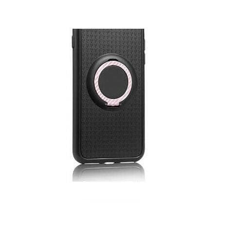 iPhone 6/6S+ - FLOVEME Carbon Silikonskal med Ringhållare