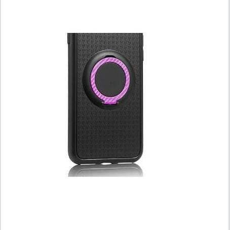 iPhone 6/6S+ - FLOVEME Carbon Silikonskal med Ringhållare