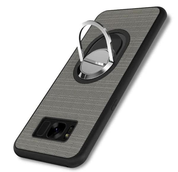 Galaxy S8 - Praktiskt Silikonskal med Ringh�llare FLOVEME