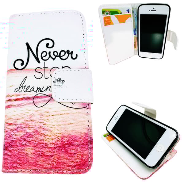 Leather Case/Wallet iPhone 5 / 5s / SE  - PU Leather Wallet Case